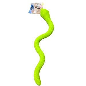 TRIXIE Snack Snake Dog Toy Green Treat Dispensing Chew Toy New